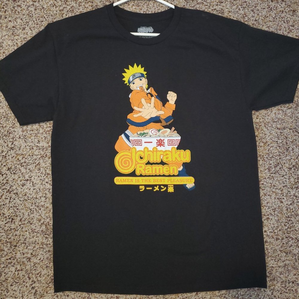 Unisex Naruto Black Tshirt